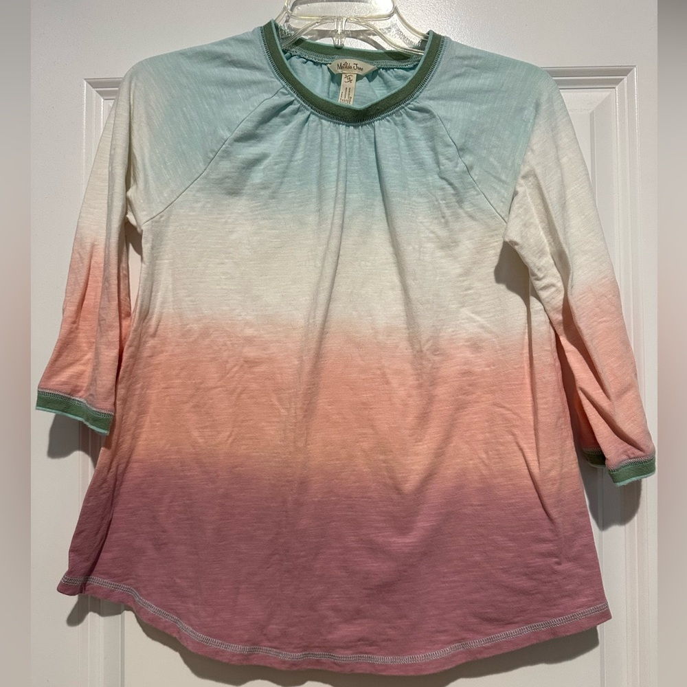 Matilda Jane girls 3/4 sleeve T-shirt size 16